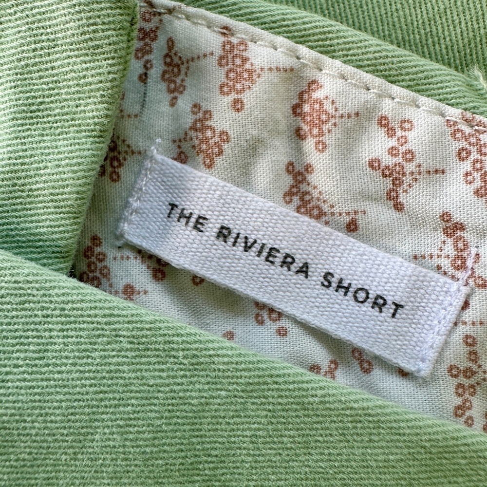 ANN TAYLOR LOFT, NWOT, THE RIVIERA SHORT. GREEN, FLAT FRONT, BELT LOOPS. SIZE 4 - Picture 7 of 8